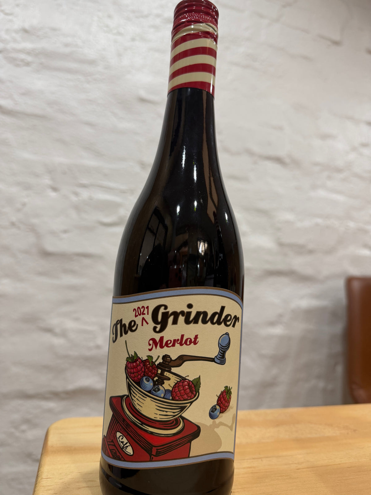 2021 Grape Grinder Merlot, R35 per Bottle
