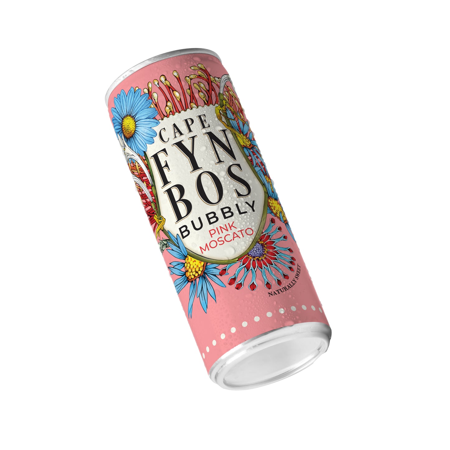 Cape Fynbos Bubbly PINK MOSCATO 4 x 250 ml (Copy)