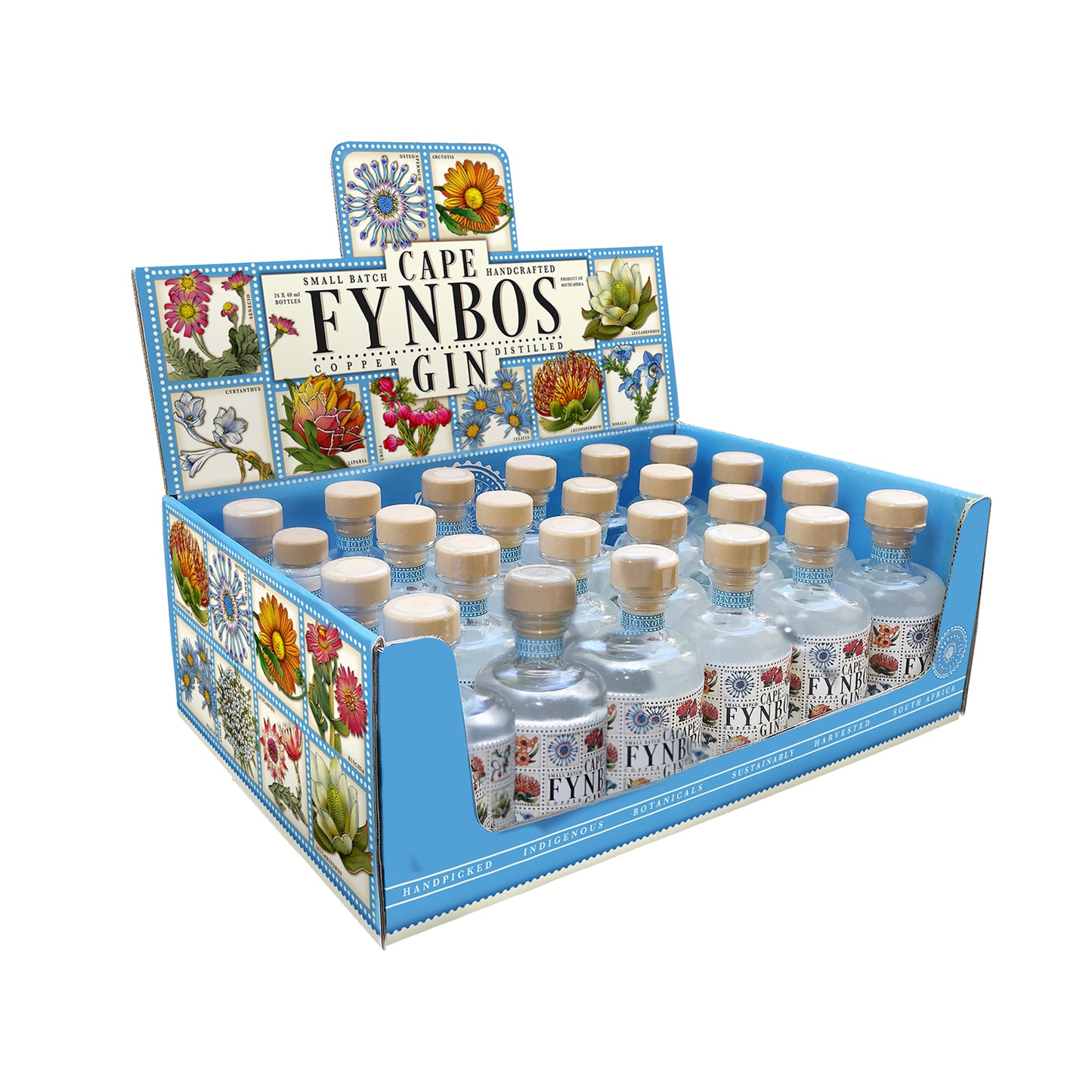 Cape Fynbos Mini Gin 24 x 50ml