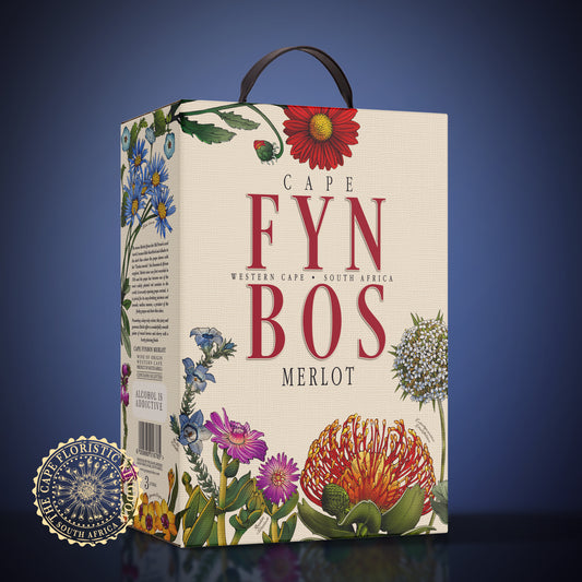 3 Liter Cape Fynbos Bag in Box Merlot