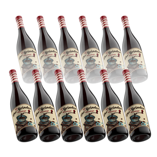 The Grinder Pinotage - case of 12 x 750 ml