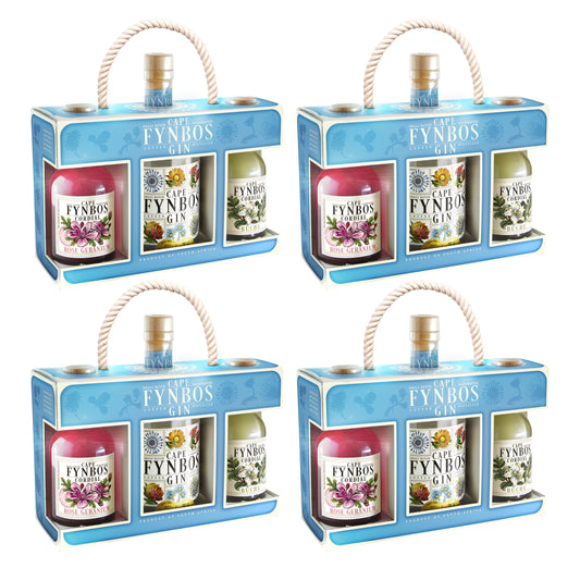 Gift Set Cape Fynbos Gin & Cordial - case of 4 gift packs