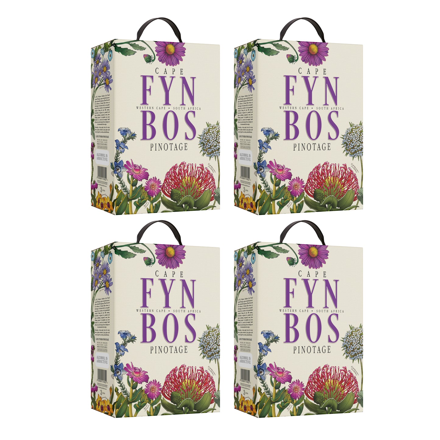 Cape Fynbos Pinotage - case of 4 x 3 litres