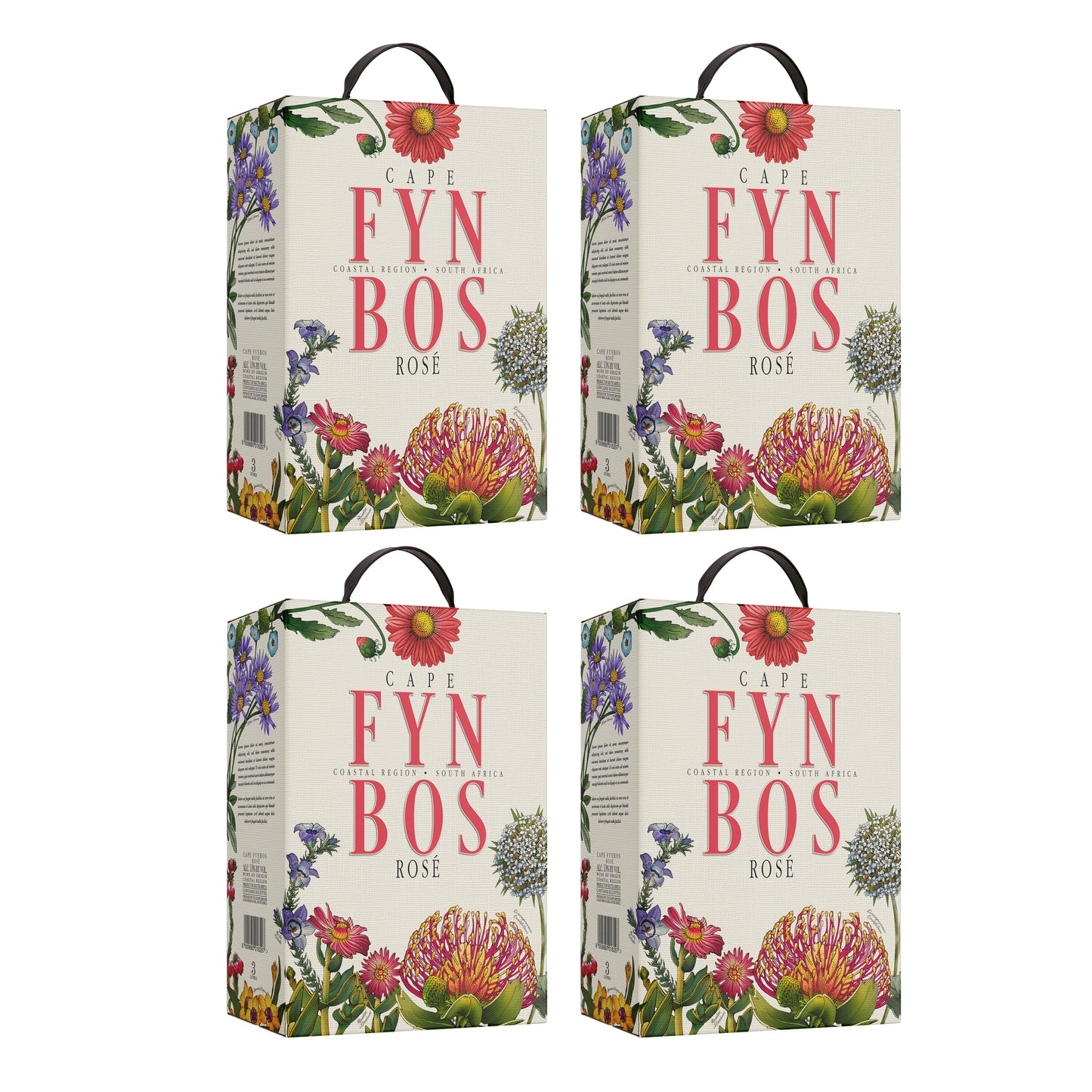 Cape Fynbos Rosé - case of 4 x 3 litres