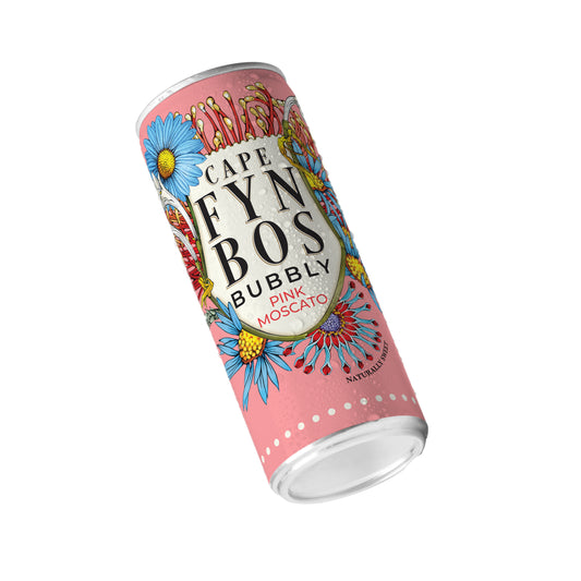 Cape Fynbos Bubbly PINK MOSCATO 4 x 250 ml (Copy)