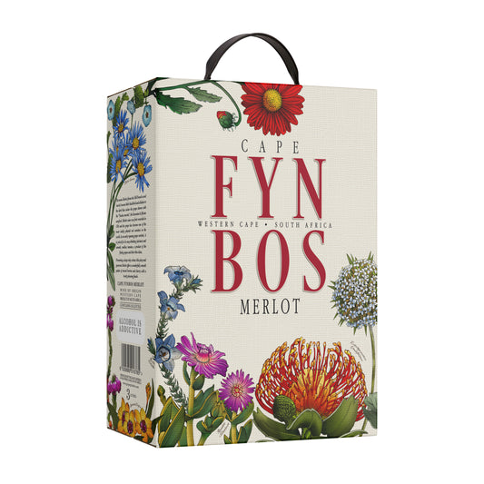 Cape Fynbos Merlot Bag in box wine