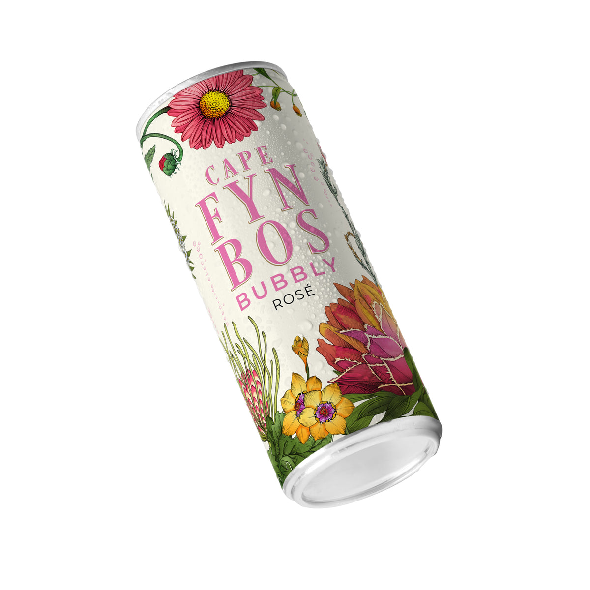 Rtd Roses Cape Fynbos Bubbly Rosé 4 x 250 ml – Drink Cape Fynbos