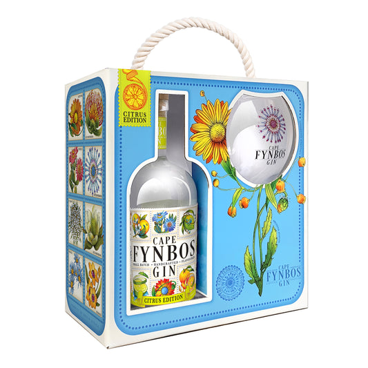 Cape Fynbos Gin & Glass Gift Pack